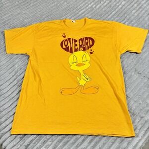 Tweety Bird - "Love Bird" - Yellow Shirt - XL - Anvil‎